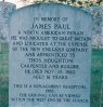 Replacement headstone for James Paul.