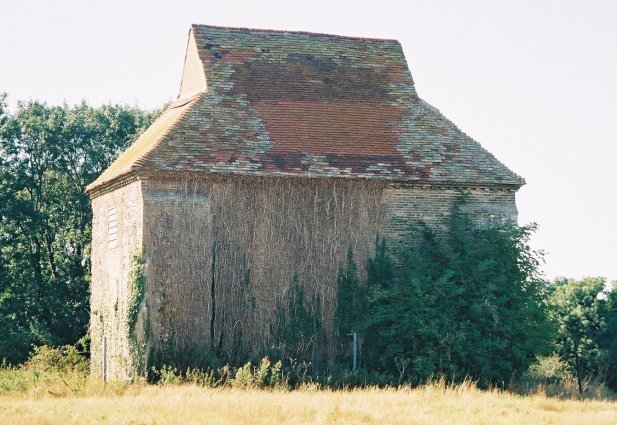 The view of St Peter from the road.