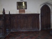 panelling in the chancel