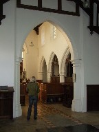 chancel arch from the east