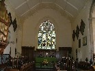 a curiously low-brow chancel