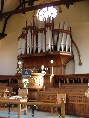organ and pulpit