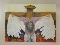crucified winged Christ
