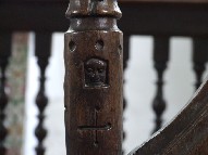man looking out of a tower