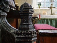 14th Century bench end