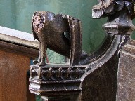 14th Century bench end