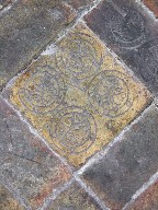 Icklingham All Saints: medieval tiles